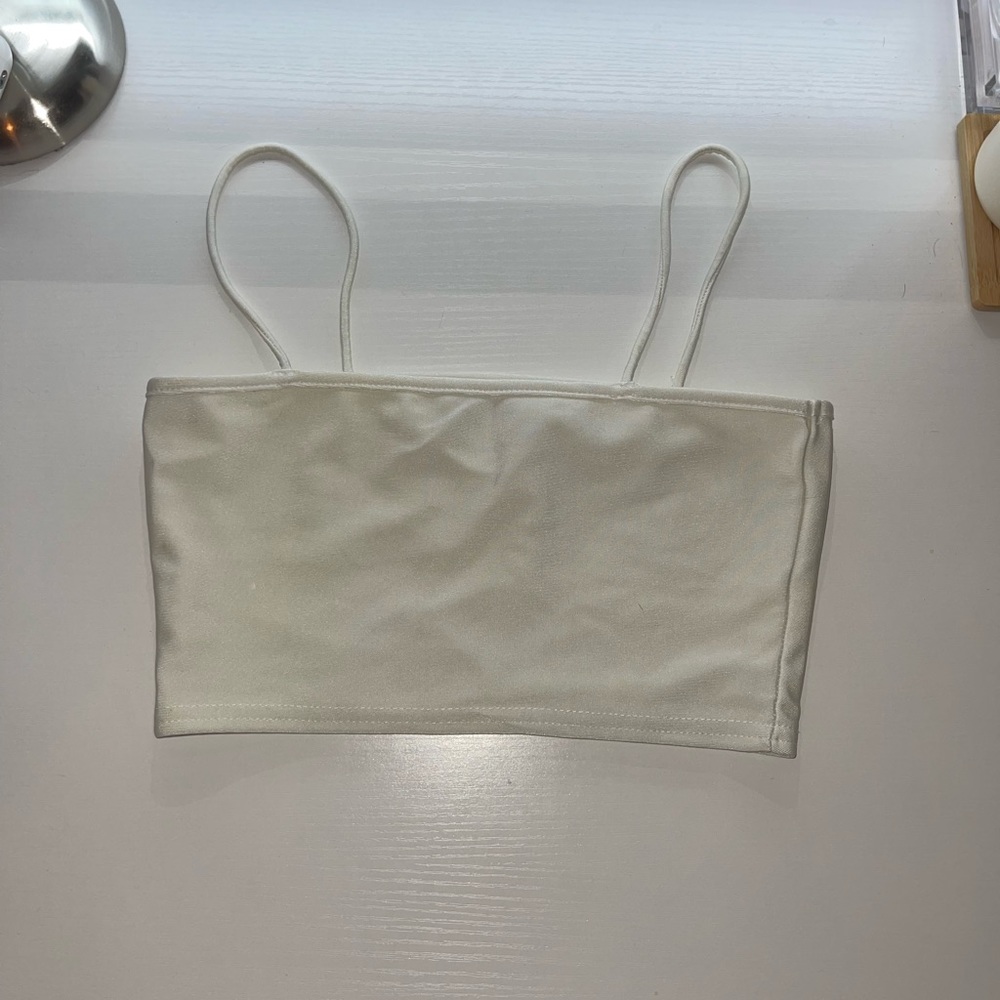 adika white crop top